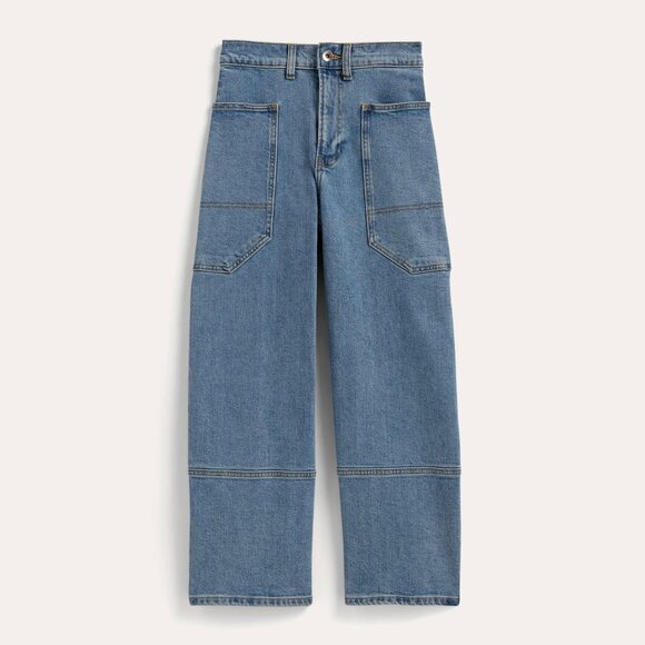 NWT - Everlane Women's Way-High® Gardener Cropped Jean in Shallow Beach, Size 28